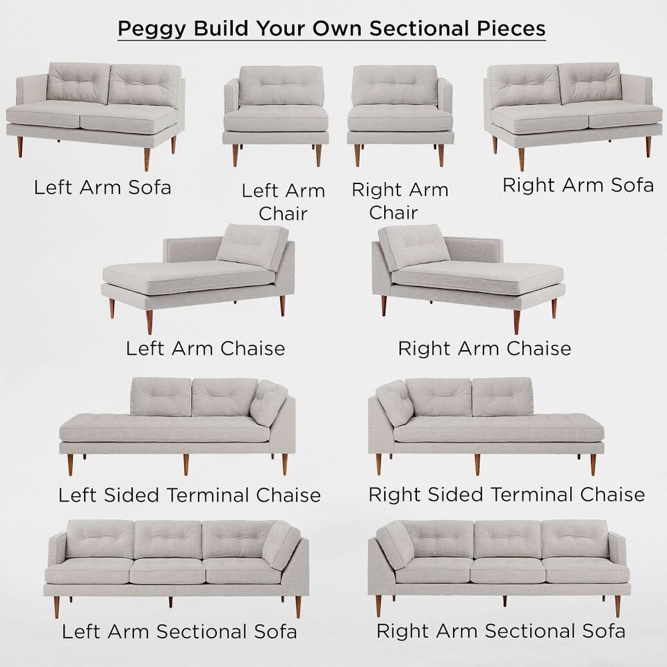 Build Your Own Peggy Sectional Pieces west elm Australia